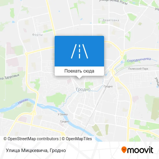 Карта Улица Мицкевича