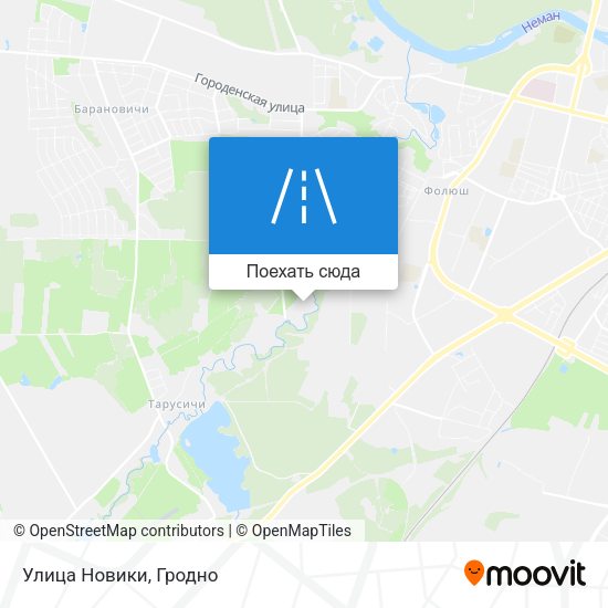 Карта Улица Новики