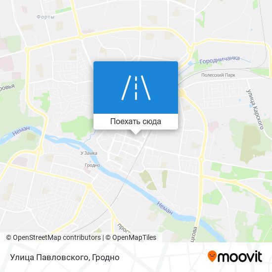 Карта Улица Павловского