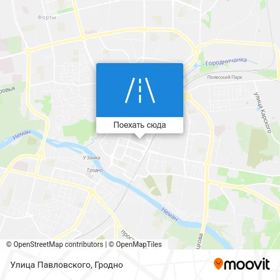 Карта Улица Павловского