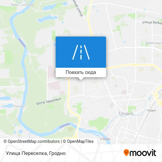 Карта Улица Переселка