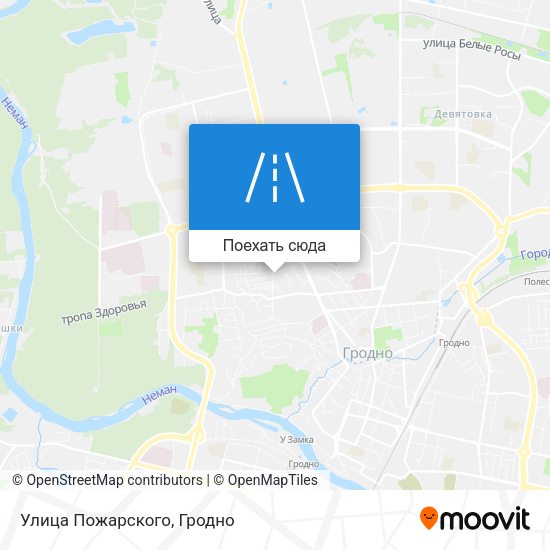 Карта Улица Пожарского