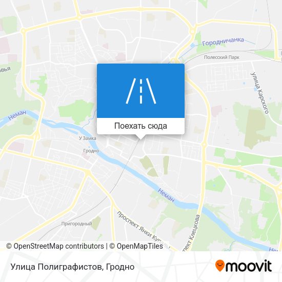Карта Улица Полиграфистов