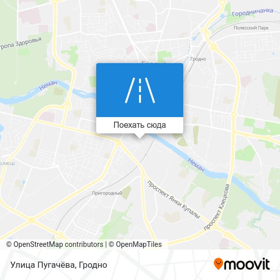 Карта Улица Пугачёва