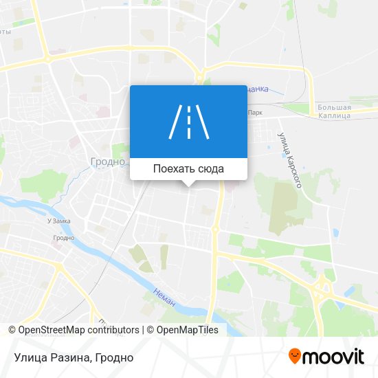 Карта Улица Разина