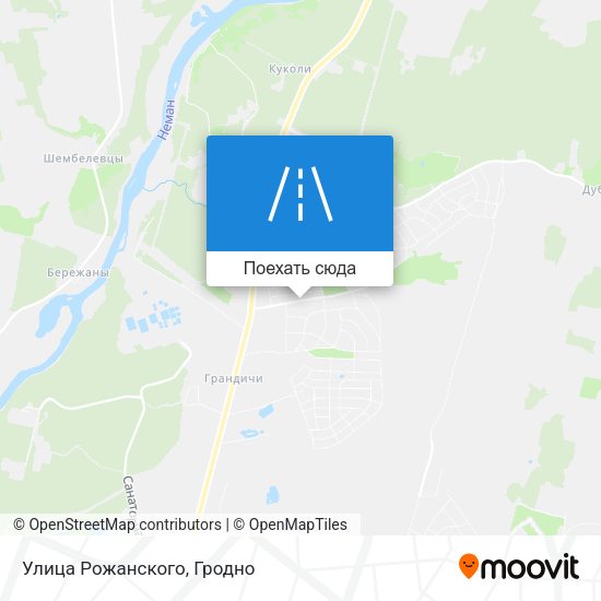 Карта Улица Рожанского