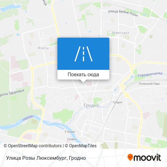 Карта Улица Розы Люксембург
