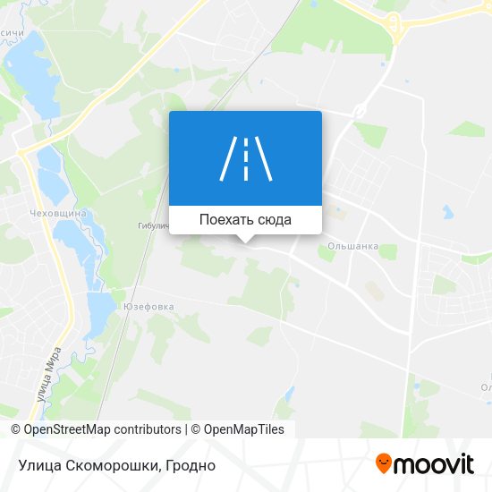 Карта Улица Скоморошки