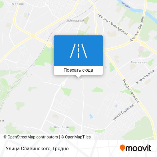 Карта Улица Славинского