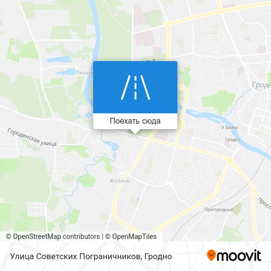 Карта Улица Советских Пограничников