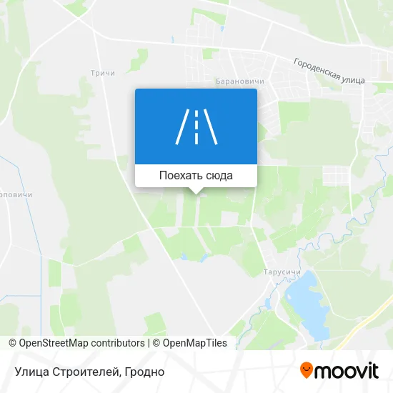 Карта Улица Строителей