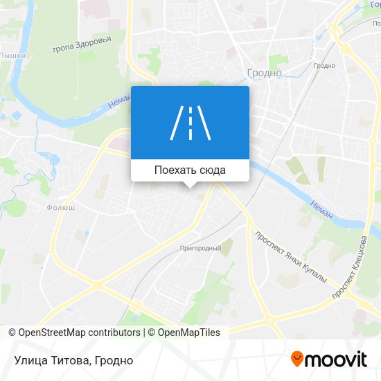 Карта Улица Титова