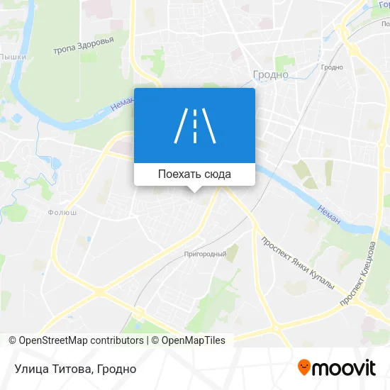 Карта Улица Титова