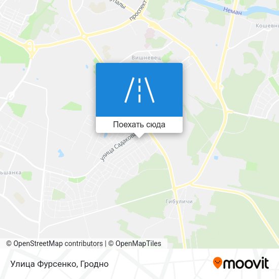 Карта Улица Фурсенко