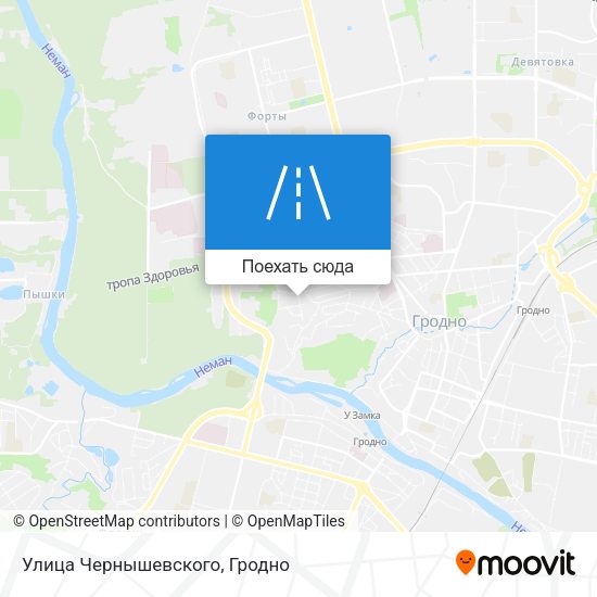 Карта Улица Чернышевского