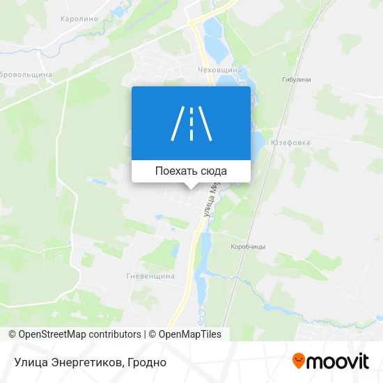 Карта Улица Энергетиков