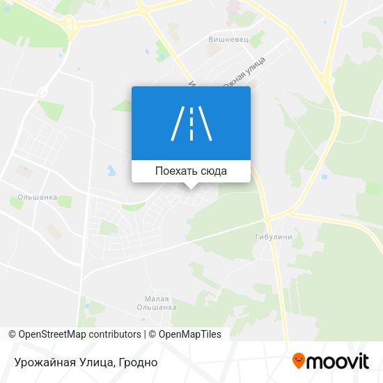 Карта Урожайная Улица