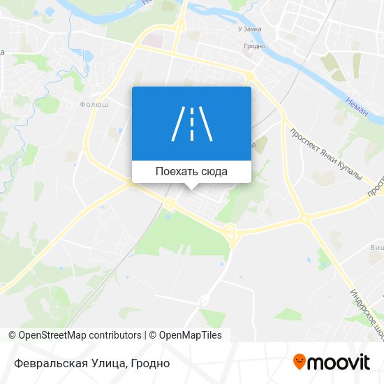 Карта Февральская Улица