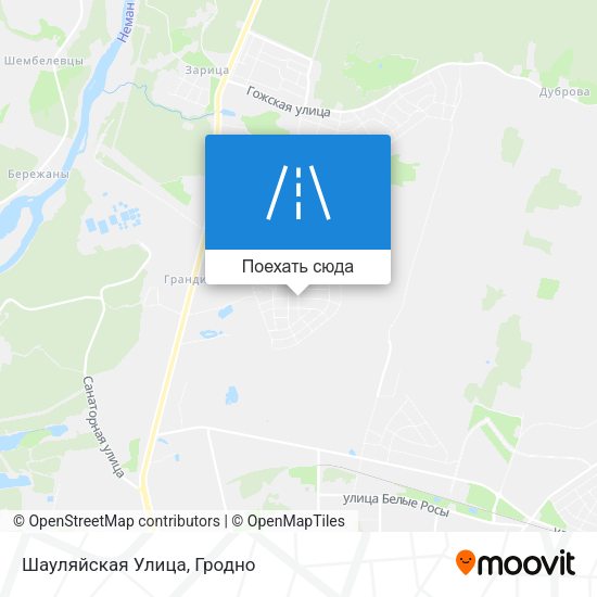 Карта Шауляйская Улица