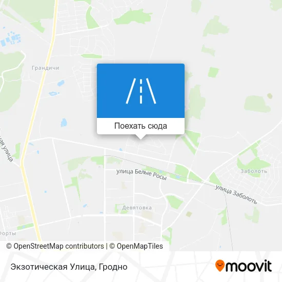 Карта Экзотическая Улица