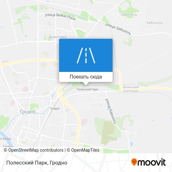 Карта Полесский Парк