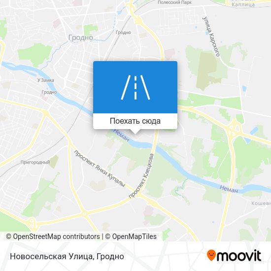 Карта Новосельская Улица