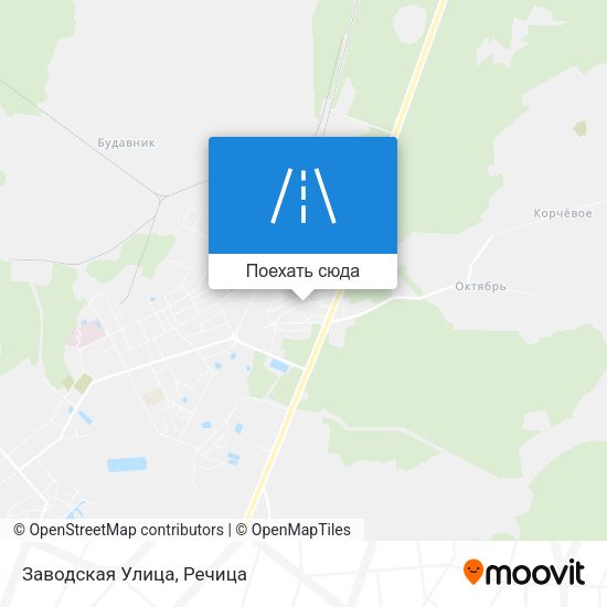 Карта Заводская Улица