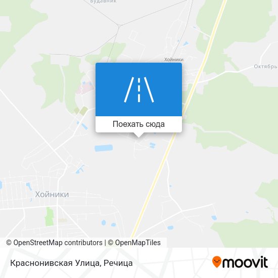 Карта Краснонивская Улица