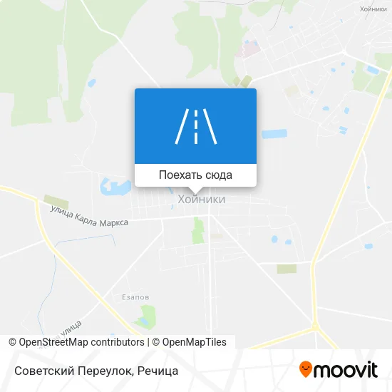 Карта Советский Переулок