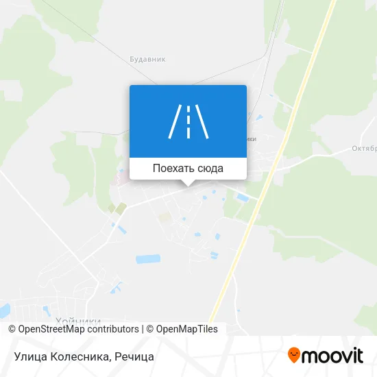 Карта Улица Колесника