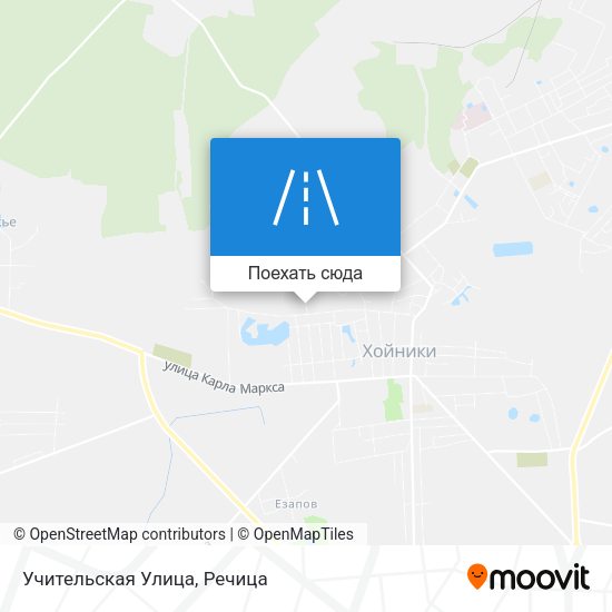 Карта Учительская Улица