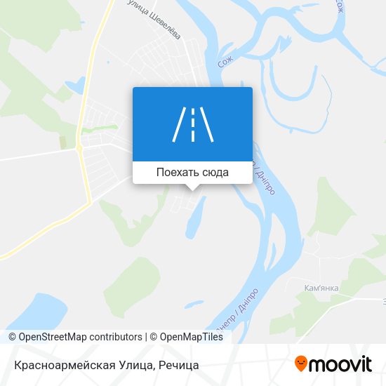 Карта Красноармейская Улица