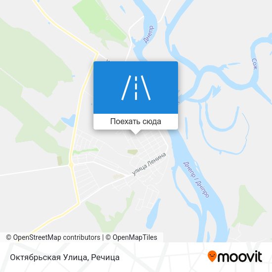 Карта Октябрьская Улица