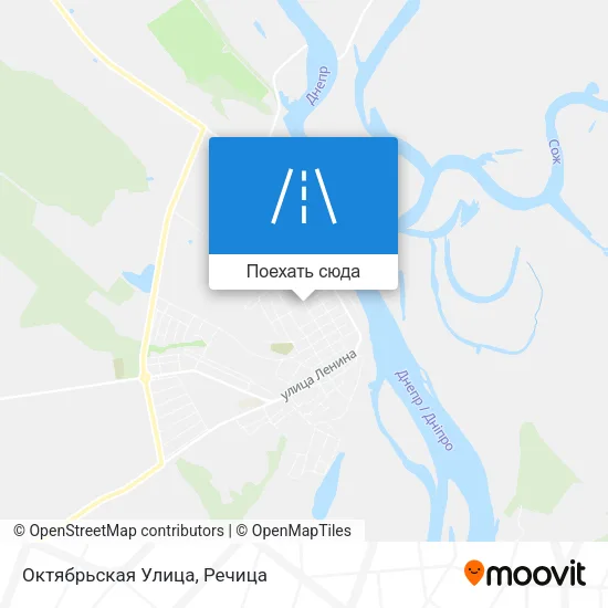 Карта Октябрьская Улица