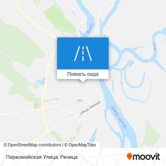 Карта Первомайская Улица