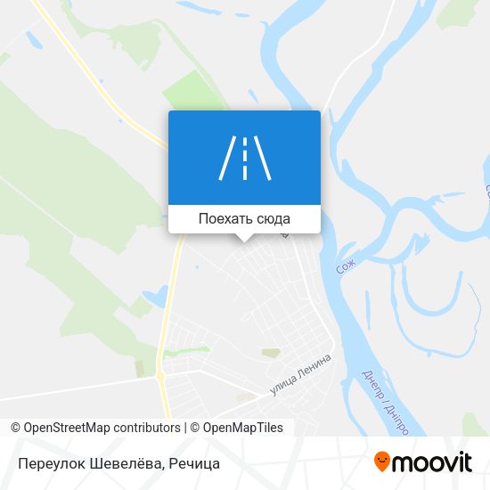 Карта Переулок Шевелёва