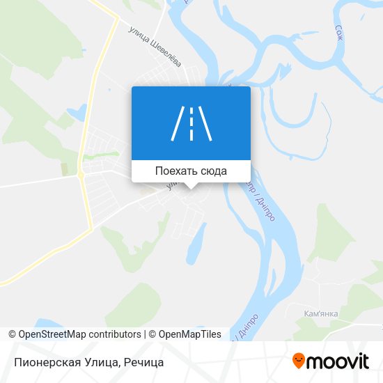 Карта Пионерская Улица