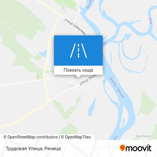 Карта Трудовая Улица