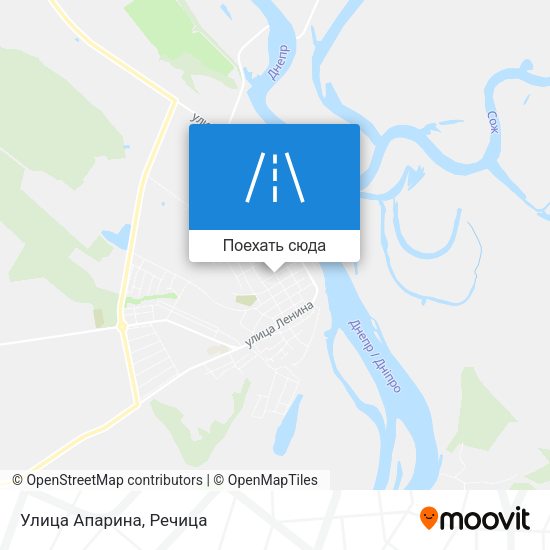 Карта Улица Апарина