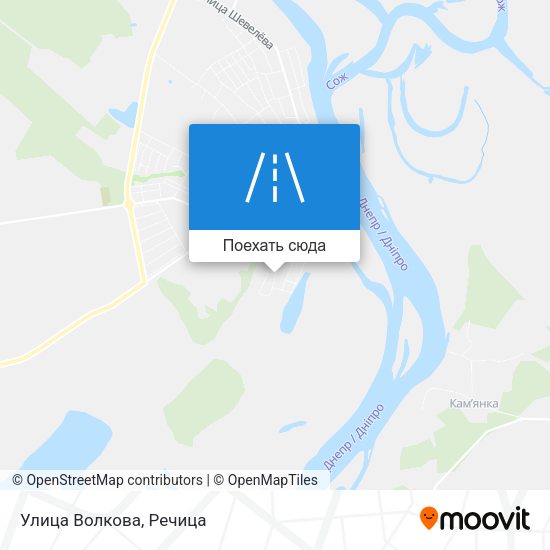 Карта Улица Волкова