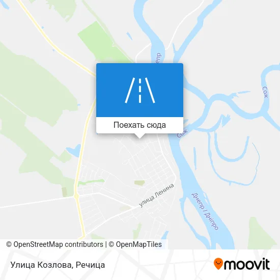 Карта Улица Козлова