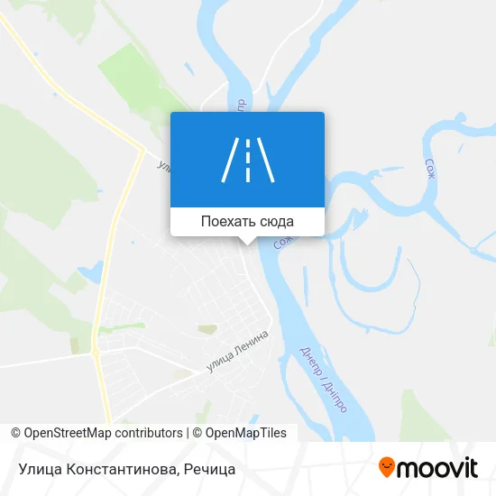Карта Улица Константинова