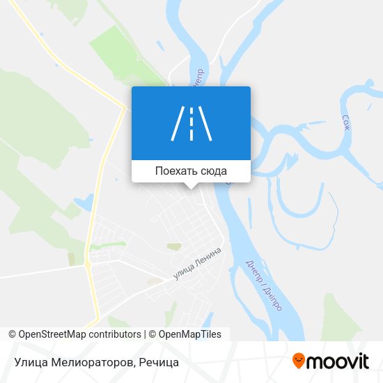 Карта Улица Мелиораторов