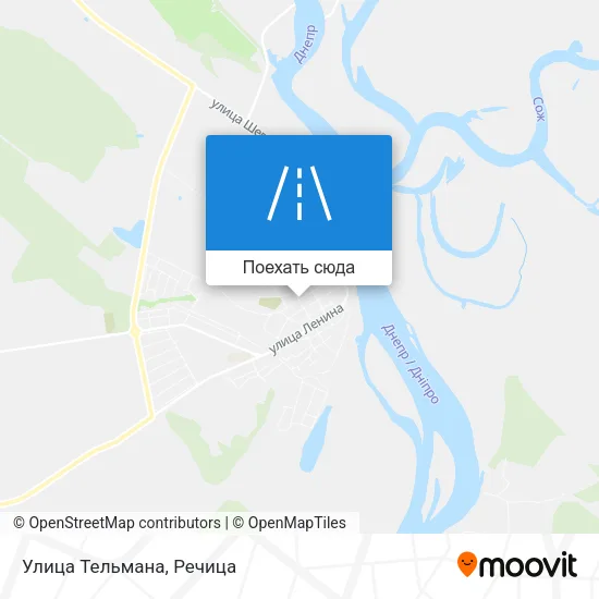 Карта Улица Тельмана