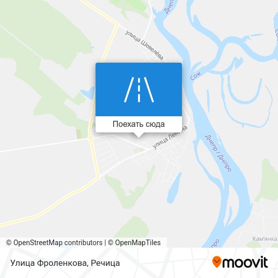 Карта Улица Фроленкова