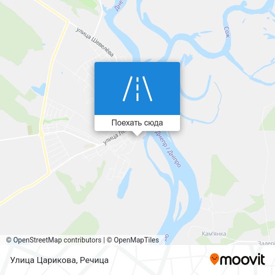 Карта Улица Царикова