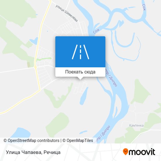 Карта Улица Чапаева