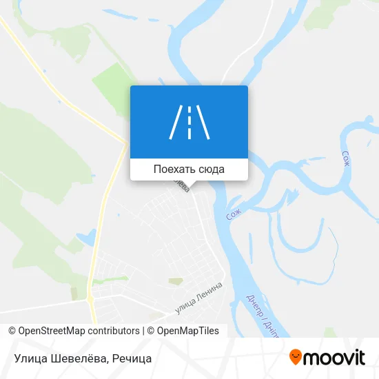 Карта Улица Шевелёва