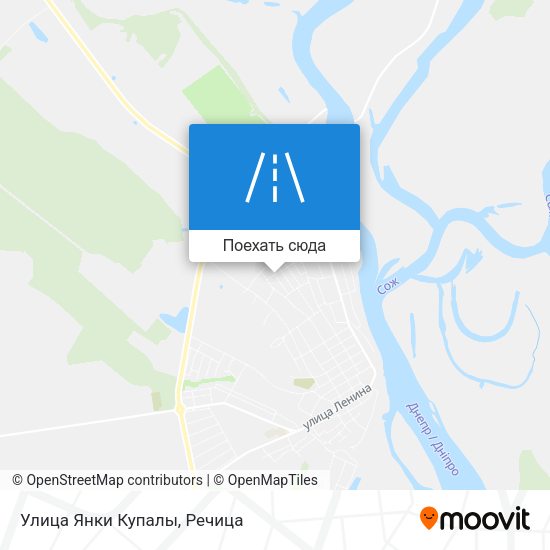 Карта Улица Янки Купалы