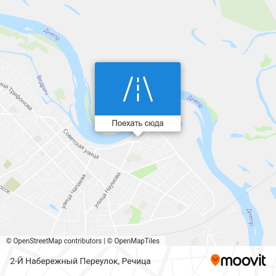 Карта 2-Й Набережный Переулок